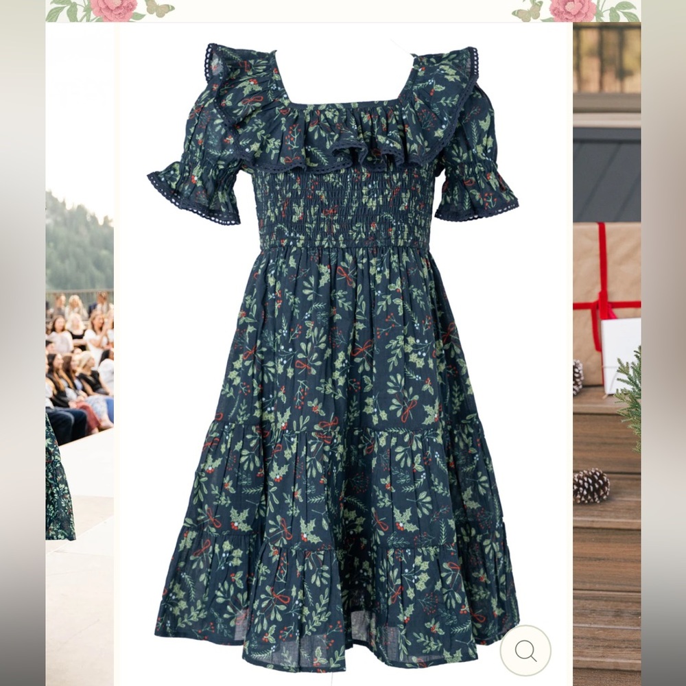 Ivy City Co MINI GRACIE DRESS IN HOLLY (toddler)